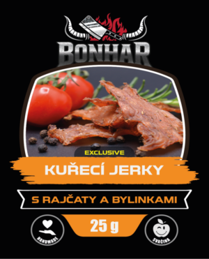 kuŘecÍ jerky s rajČaty a bylinkami
